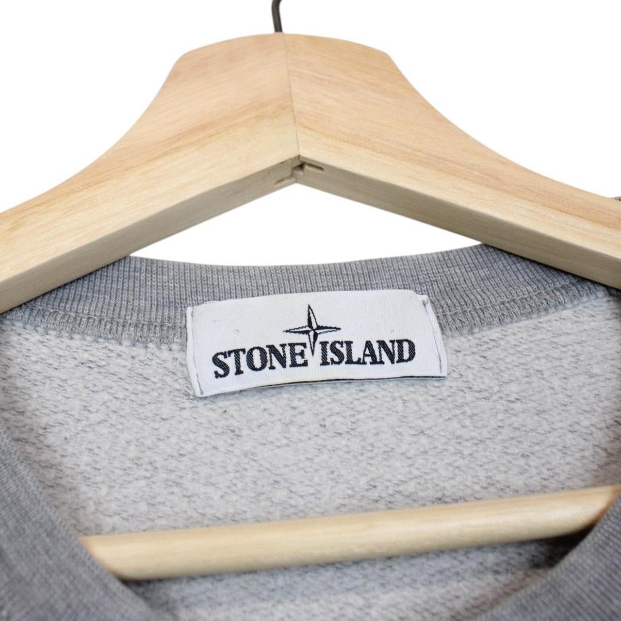 Stone Island AW 2016 Grey Cotton Compass Sweatshirt Jumper