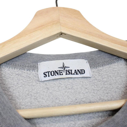 Stone Island AW 2016 Grey Cotton Compass Sweatshirt Jumper