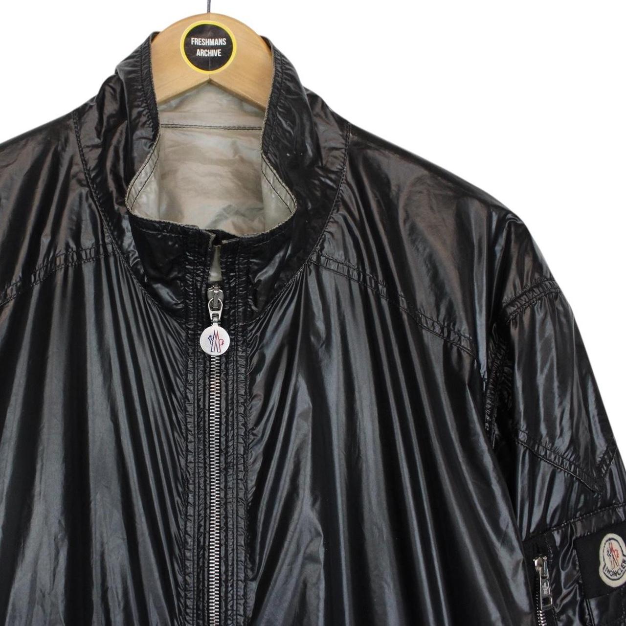 Vintage Moncler Black Full Zip Nylon Jacket