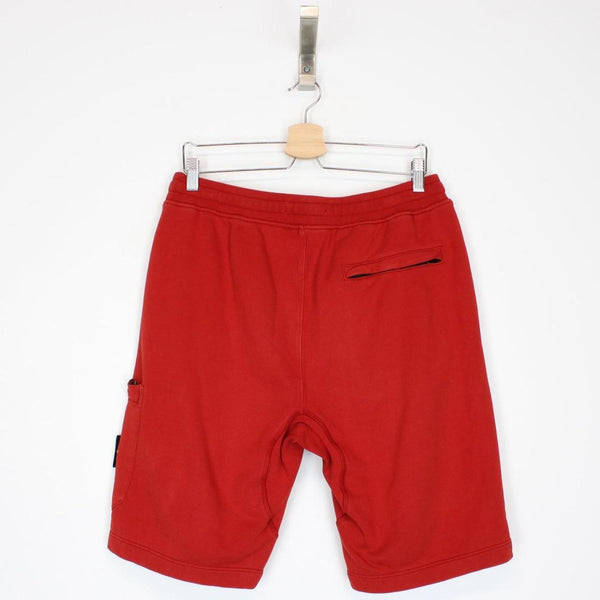 Stone Island SS 2019 Red Cotton Jogger Shorts