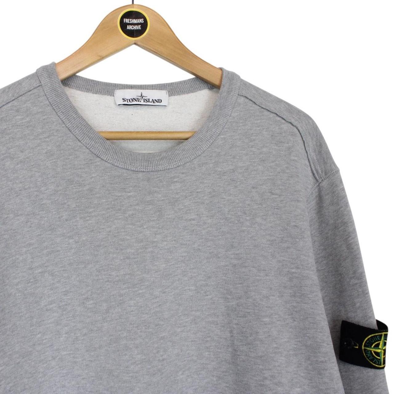 Stone Island AW 2019 Grey Cotton Sweatshirt Jumper