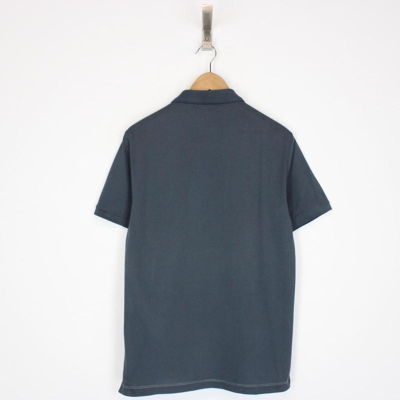 Stone Island SS 2021 Grey Short Sleeve Compass Polo Shirt