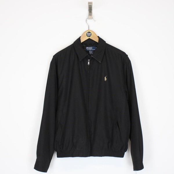 Polo Ralph Lauren Black Full Zip Harrington Jacket