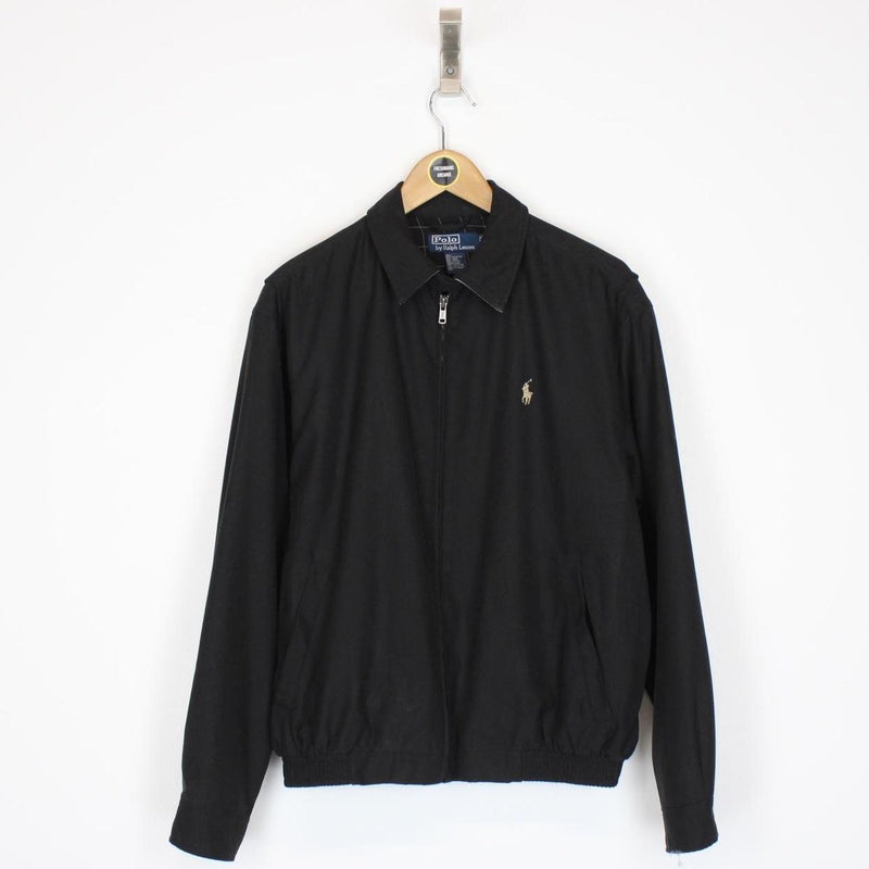 Polo Ralph Lauren Black Full Zip Harrington Jacket