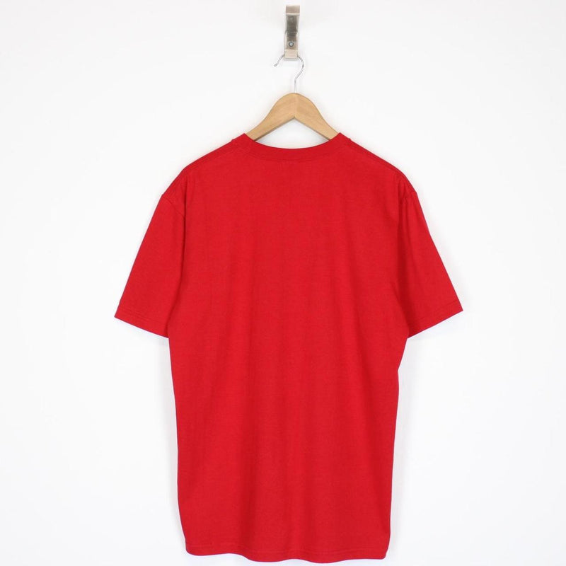 Supreme 2020 Red Short Sleeve Supreme Time Print T-Shirt