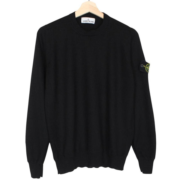 Stone Island AW 2020 Black Wool Knit Jumper