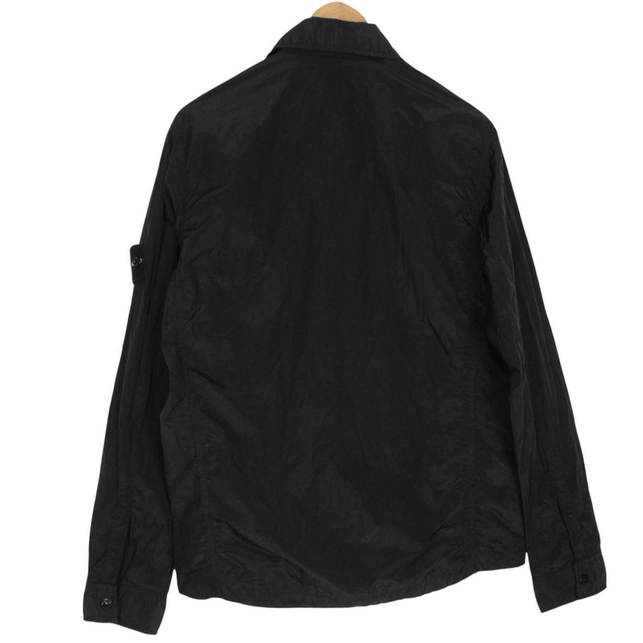 Stone Island SS 2018 Black Full Zip Nylon Metal Overshirt Jacket