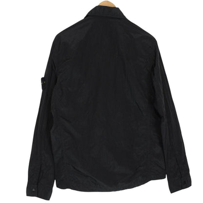 Stone Island SS 2018 Black Full Zip Nylon Metal Overshirt Jacket