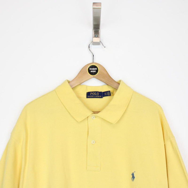 Polo Ralph Lauren Yellow Short Sleeve Cotton Polo Shirt