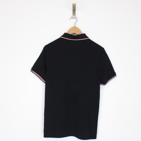 Moncler Maglia Manica Corta Black Short Sleeve Polo Shirt