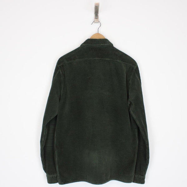 Stone Island AW 2020 Dark Green Long Sleeve Jumbo Corduroy Shirt
