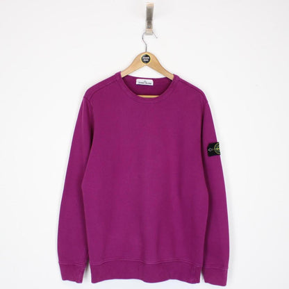Stone Island AW 2018 Purple Cotton Sweatshirt Jumper