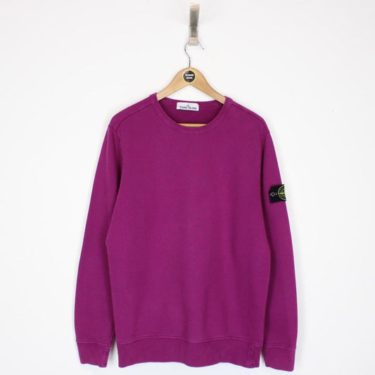 Stone Island AW 2018 Purple Cotton Sweatshirt Jumper