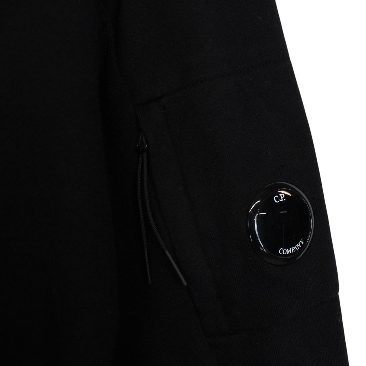 CP Company Black Goggle Lens Cotton Sweatshirt Jumper