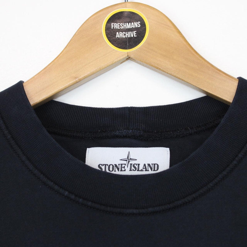 Stone Island SS 2020 Navy Blue Cotton Sweatshirt Jumper