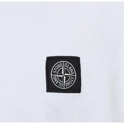 Stone Island SS26 White Short Sleeve 60/2 Compass T-Shirt