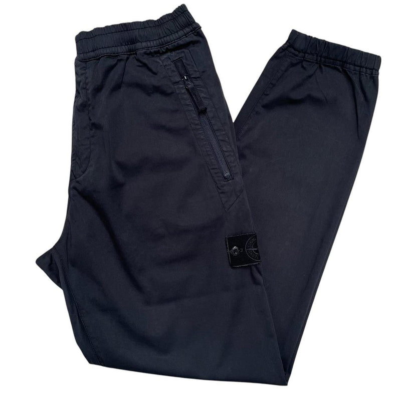Stone Island Ghost SS 2021 Navy Blue RE-T Fit Cargo Trousers