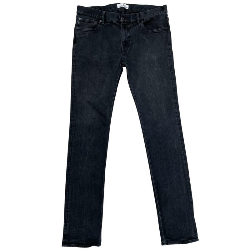 Stone Island AW 2018 Black Skinny Fit Denim Jeans