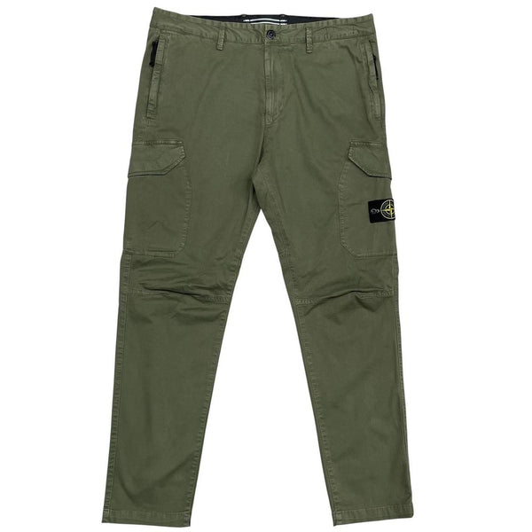 Stone Island SS 2020 Green RE-T Fit Cargo Trousers