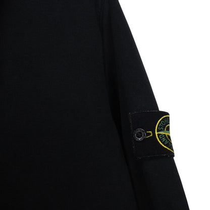 Stone Island AW 2018 Black Cotton Hoodie Jumper