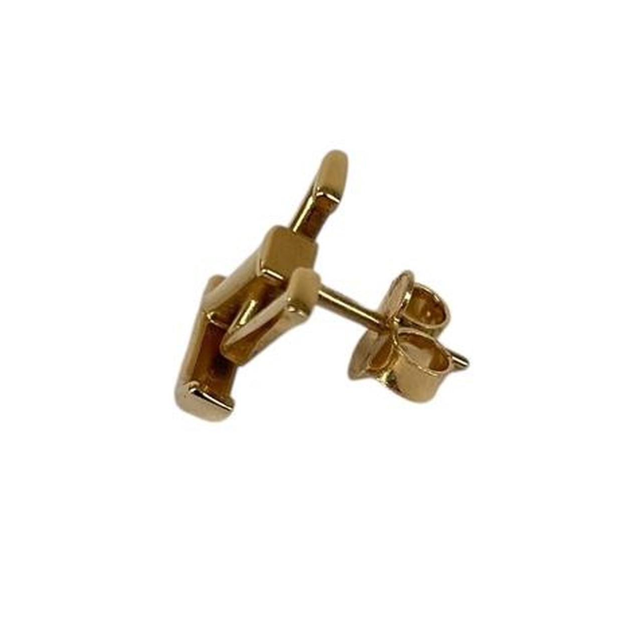Louis Vuitton LV Iconic Gold Stud Earrings