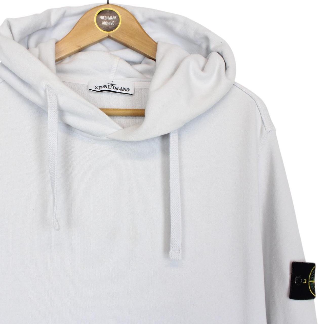 Stone Island AW 2018 Light Blue Cotton Hoodie Jumper