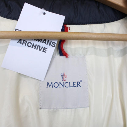 Moncler Chamonix Navy Blue Full Zip Down Jacket