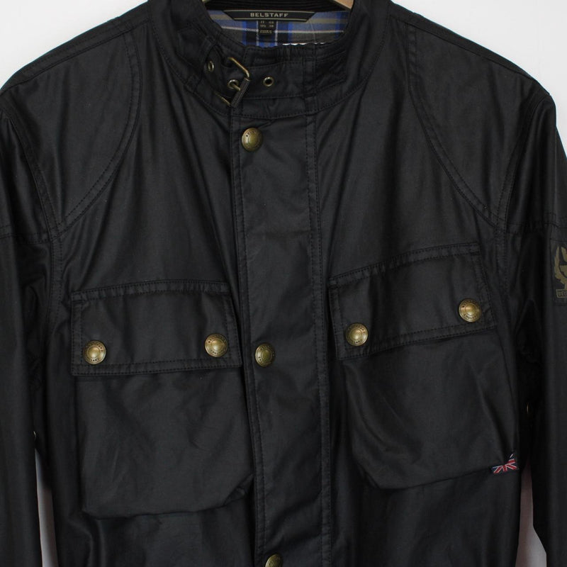 Belstaff Trialmaster Brown Belted Waxed Cotton Jacket