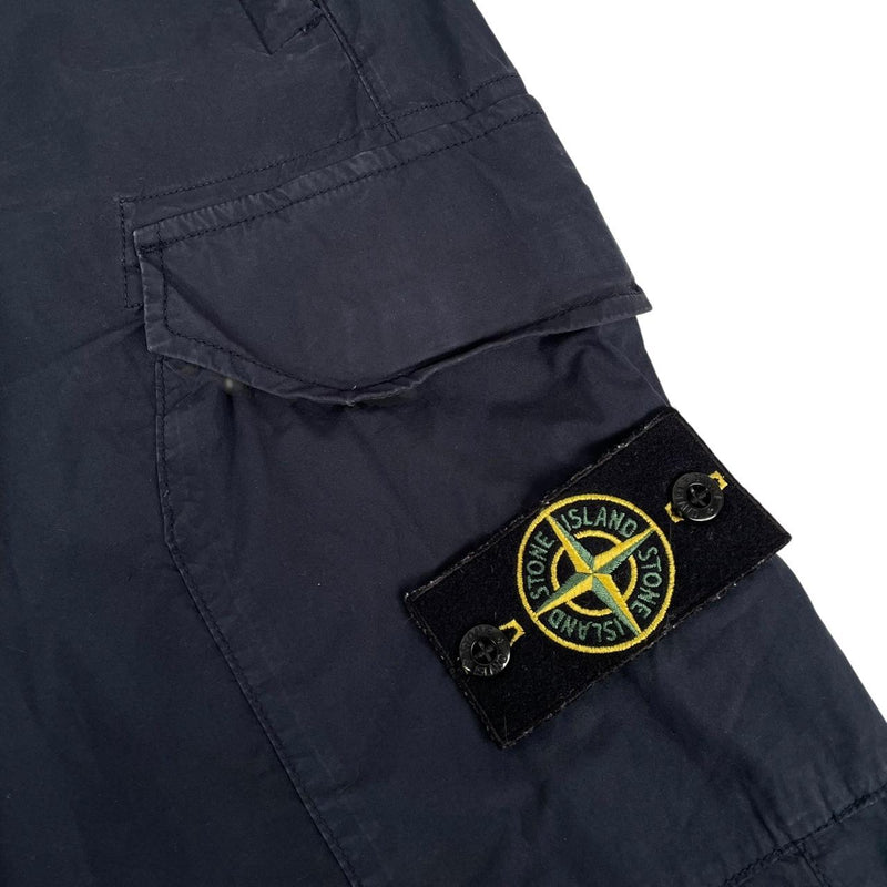Stone Island SS 2020 Navy Blue RE-T Fit Cargo Trousers