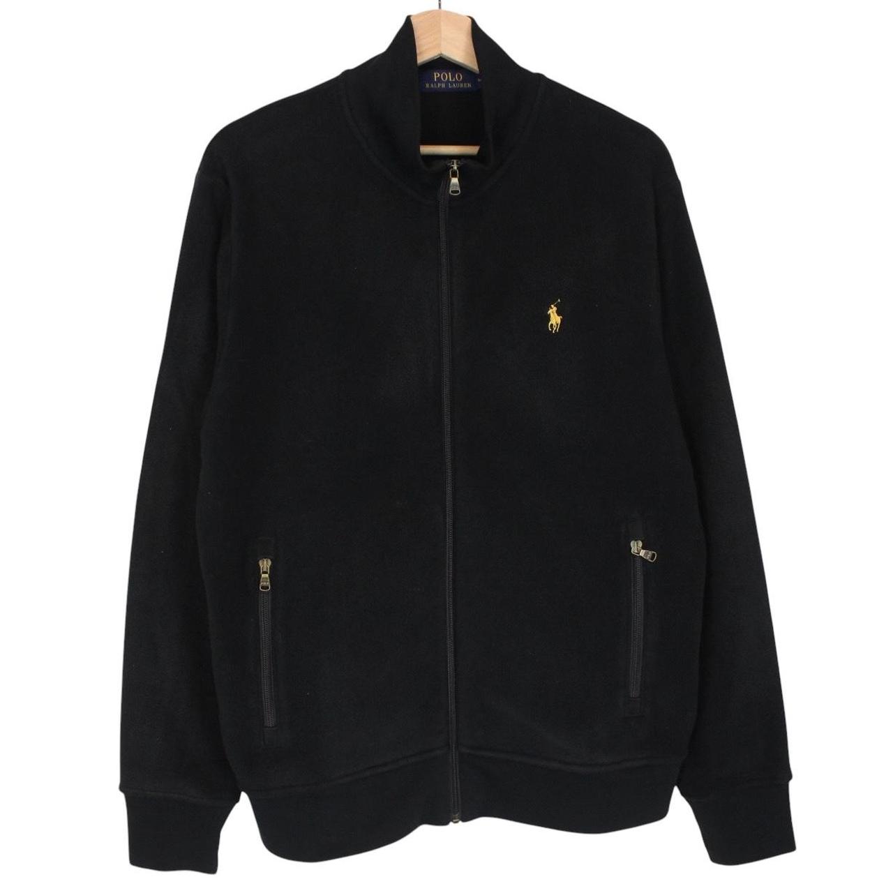 Polo Ralph Lauren Black Full Zip Fleece Jumper