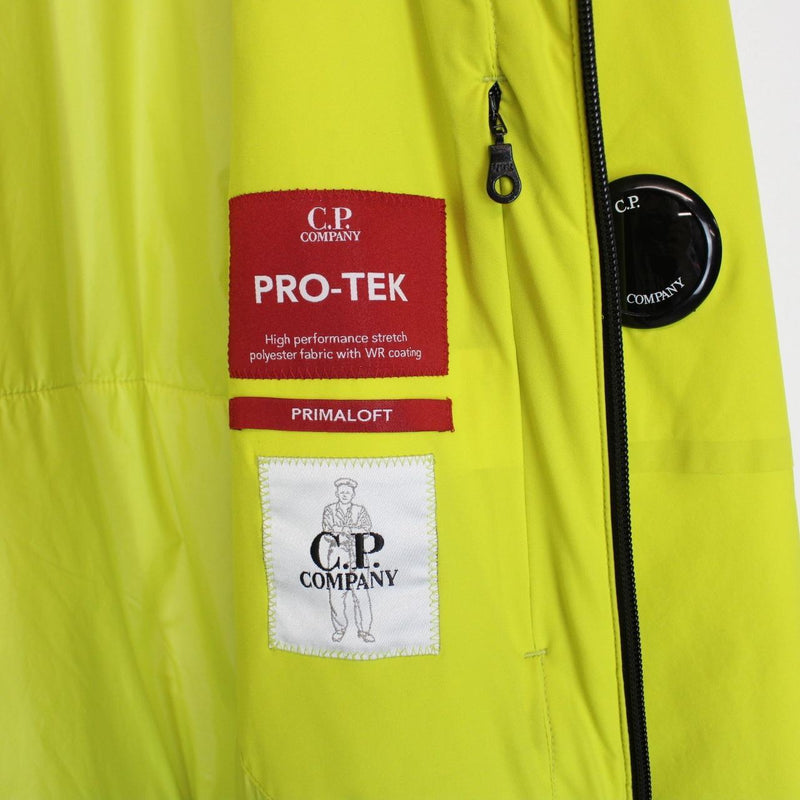 CP Company Yellow Pro-Tek Full Zip Primaloft Padded Lens Jacket