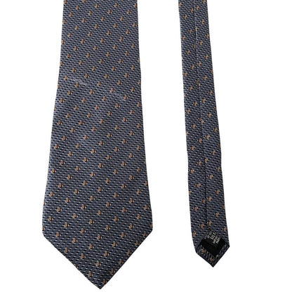 Vintage DKNY Blue Silk Tie