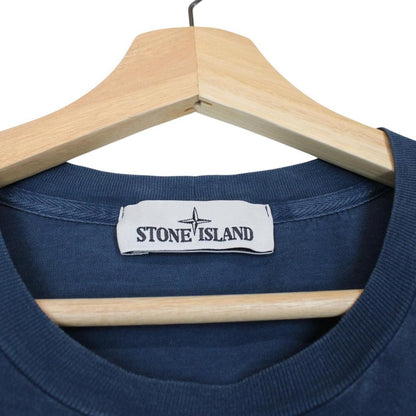 Stone Island AW 2017 Navy Blue Short Sleeve Compass T-Shirt