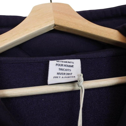 Vetements Purple Sexual Fantasies Print Full Zip Oversized Hoodie