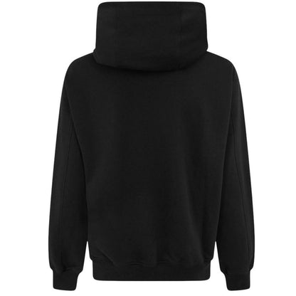 Casablanca black hoodie jumper with classic diamond logo, made of cotton.