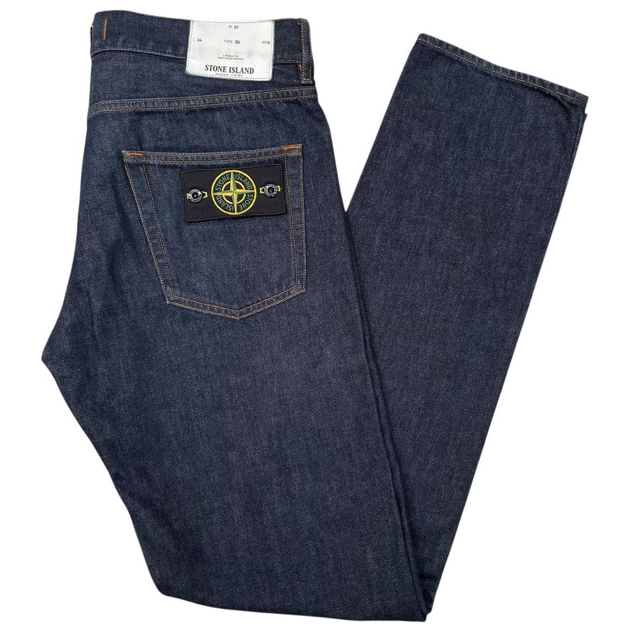 Stone Island SS 2014 Navy Blue Slim Fit Denim Jeans