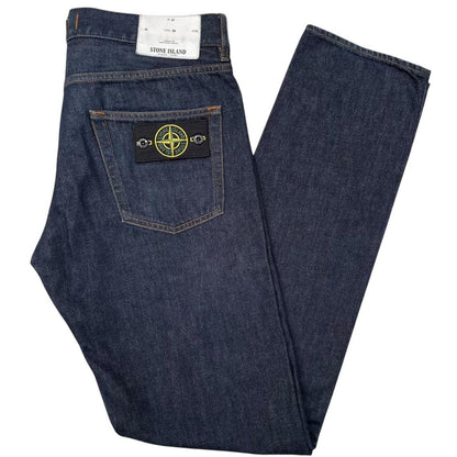 Stone Island SS 2014 Navy Blue Slim Fit Denim Jeans