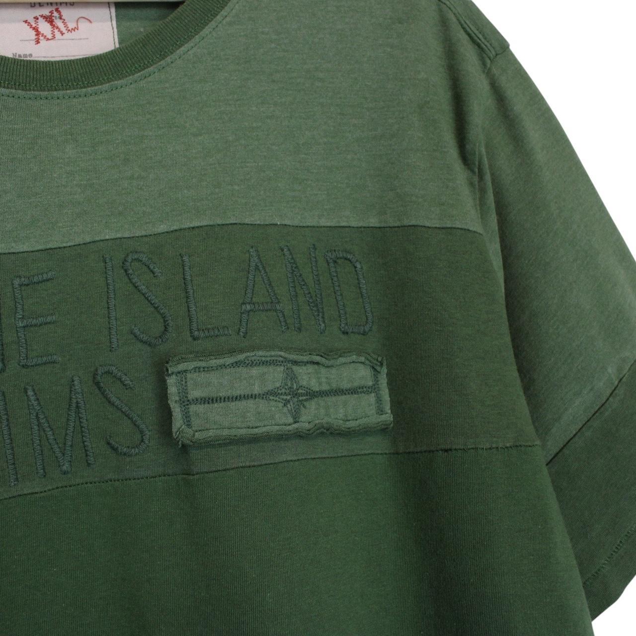 Stone Island Denims SS 2008 Green Short Sleeve Cotton T-Shirt