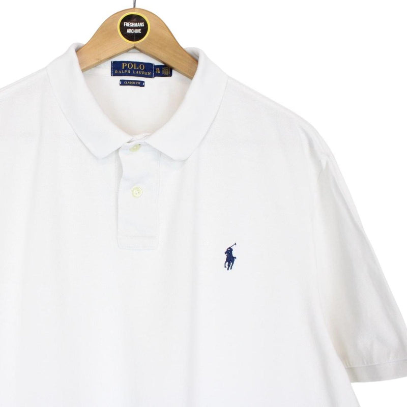 Polo Ralph Lauren White Short Sleeve Cotton Polo Shirt