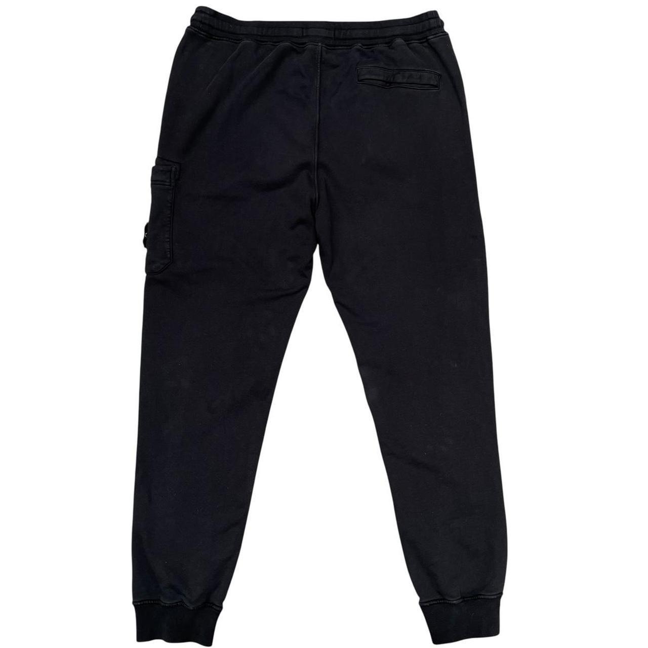 Stone Island AW 2022 Black Cotton Tracksuit Bottoms / Joggers