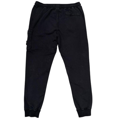Stone Island AW 2022 Black Cotton Tracksuit Bottoms / Joggers