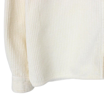Stone Island AW 2020 Cream Long Sleeve Jumbo Corduroy Shirt