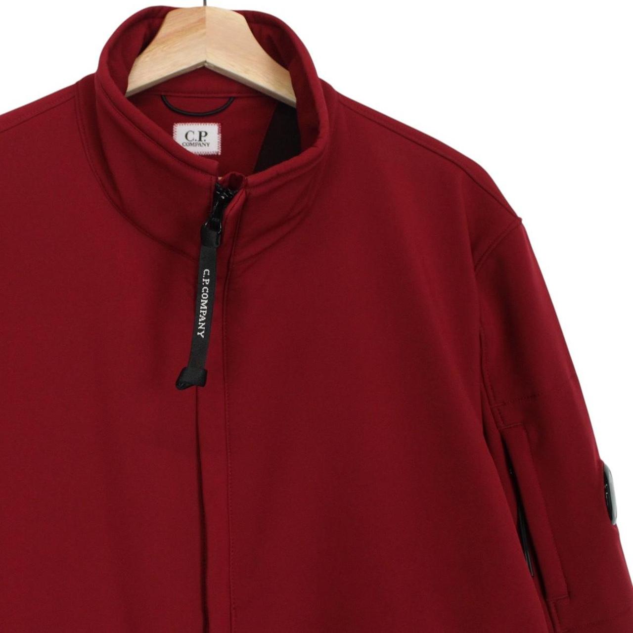 CP Company Red Full Zip Soft Shell Goggle Jacket