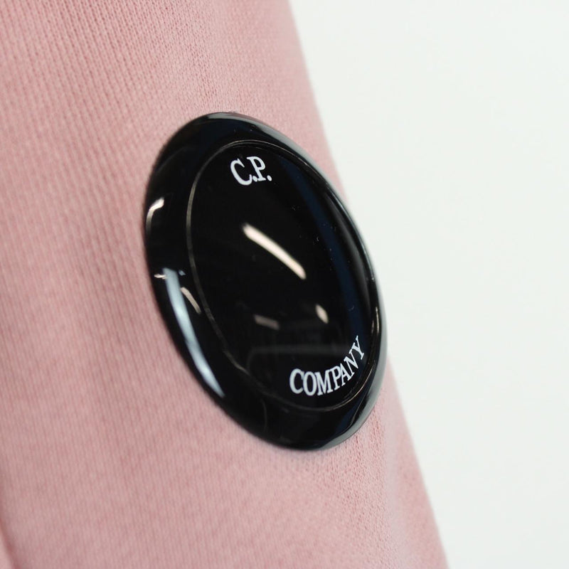 CP Company Rose Pink Cotton Lens Sweatshirt Jumper