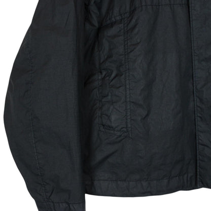 Stone Island SS 2023 Navy Blue Membrana 3L TC Full Zip Hooded Jacket
