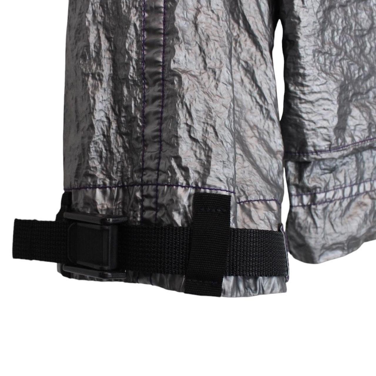 Stone Island SS 2025 Metallic Silver Metal Cover Jacket