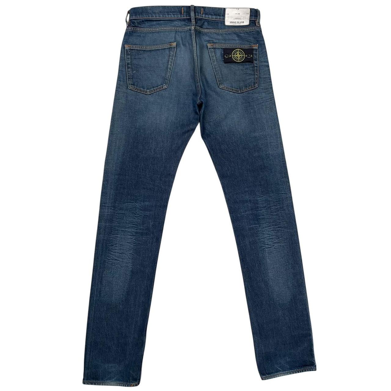 Stone Island SS 2017 Navy Blue Slim Fit Denim Jeans