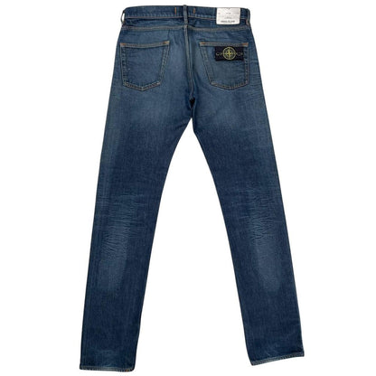 Stone Island SS 2017 Navy Blue Slim Fit Denim Jeans