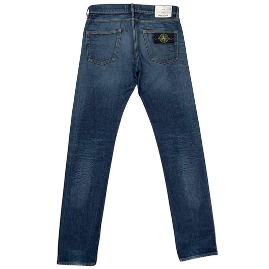 Stone Island SS 2017 Navy Blue Slim Fit Denim Jeans