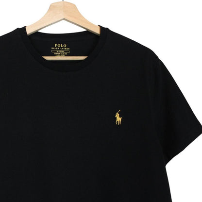 Polo Ralph Lauren Black Short Sleeve Cotton Slim Fit T-Shirt